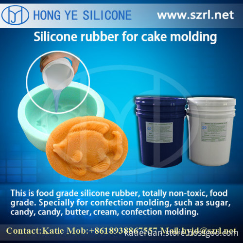 Platinum food grade silicone rubber for cup cake mold making to Europe
